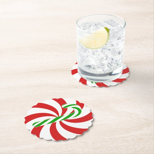 Candy cane swirl untersetzer (Vor Ort)
