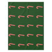 Candy Cane Tablecloth 52" x 70" Tischdecke (Vorderseite)