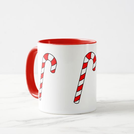Candy Cane Tasse (Vorderseite Links)