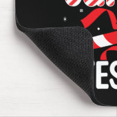 Candy Cane Tester Crew - Funny Christmas Holiday M Mousepad (Ecke)