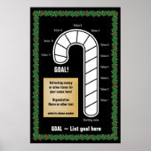 Candy Cane Thermometer Poster (Vorne)