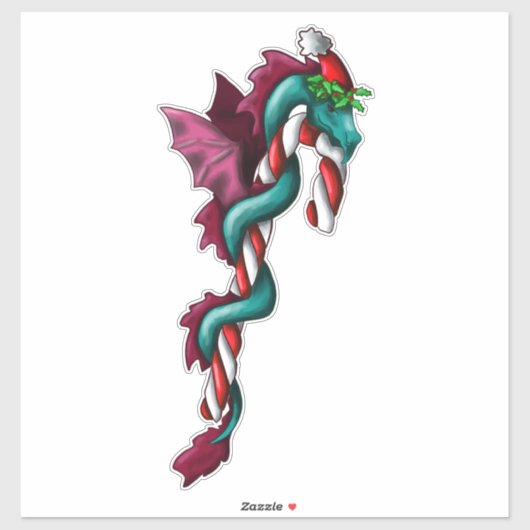 Candy Cane Thief Aufkleber (Blatt)