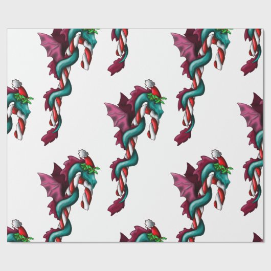 Candy Cane Thief Geschenkpapier (Flach)