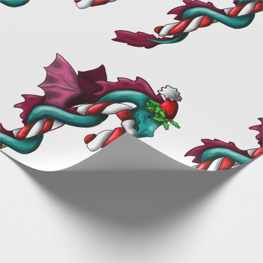 Candy Cane Thief Geschenkpapier (Ecke)