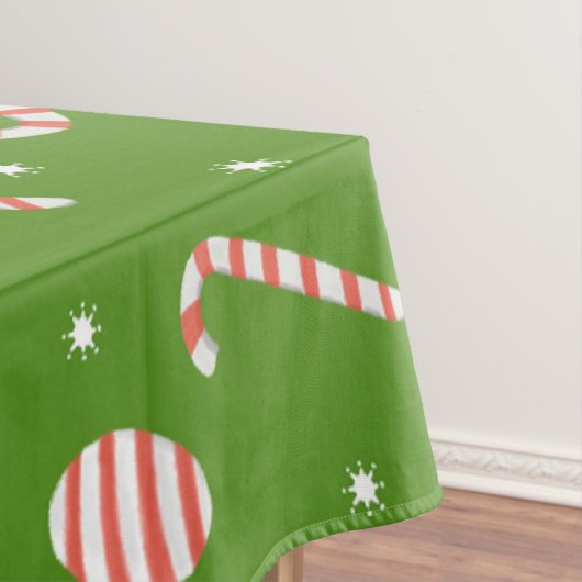 Candy Cane Tischdecke (Beispiel)