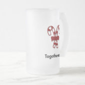 Candy Cane Togethness Mattglas Bierglas (VorderseiteRechts)