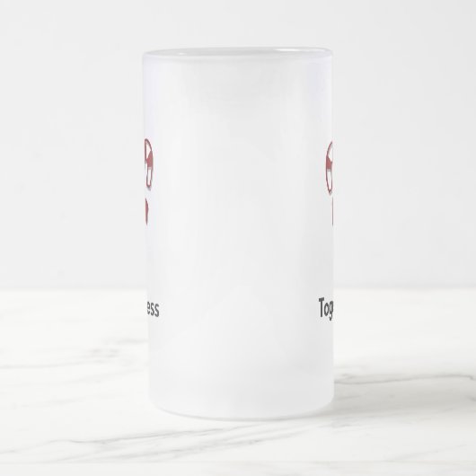 Candy Cane Togethness Mattglas Bierglas (Mittel)