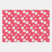 Candy Cane und Berry Snowflakes Weihnachtsfeiertag Geschenkpapier Set (Vorderseite 3)