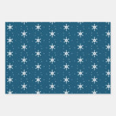 Candy Cane und Berry Snowflakes Weihnachtsfeiertag Geschenkpapier Set (Vorderseite 2)