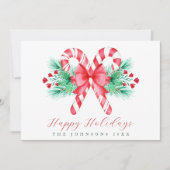 Candy Cane und Bow Weihnachten (Vorderseite)