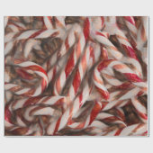 Candy Cane Vintag Antike Weihnachten Geschenkpapier (Flach)