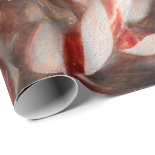 Candy Cane Vintag Antike Weihnachten Geschenkpapier (Rolleneckpunkt)