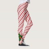 Candy Cane w/ Holly - Leggings (Rechts)