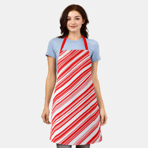 Candy Cane Weihnachten Rote Weihnachten Weihnachte Schürze