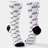Candy Cane Weihnachten Socken (Gewinkelt)