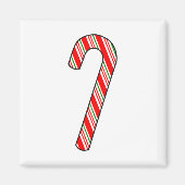 Candy Cane Weihnachten Zeichnend Magnet (Vorne)