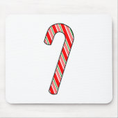 Candy Cane Weihnachten Zeichnend Mousepad (Vorne)