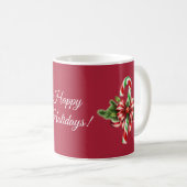 Candy Cane Weihnachtsarrangements Kaffeetasse (VorderseiteRechts)