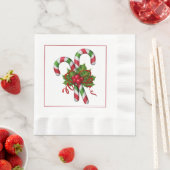 Candy Cane Weihnachtsbuch Napkins Serviette (Beispiel)