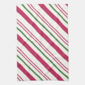 Candy Cane Weihnachtsfeiertag Geschirrtuch (Vertikal)