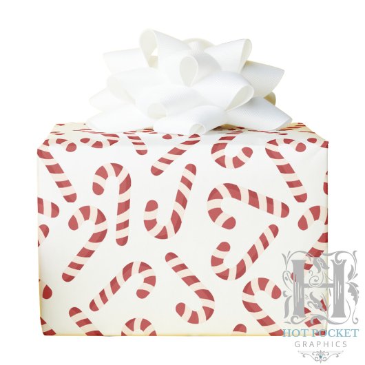 Candy Cane Weihnachtsgeschenk Wrapping Paper Geschenkpapier