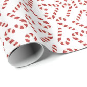 Candy Cane Weihnachtsgeschenk Wrapping Paper Geschenkpapier (Rolleneckpunkt)