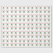 Candy Cane Weihnachtsgeschenkpapier Geschenkpapier (Flach)