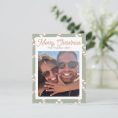 Candy Cane Weihnachtskarte Feiertagskarte (Stehend Vorderseite)