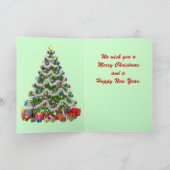 Candy Cane Weihnachtskarte Feiertagskarte (Innenseite)