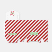 Candy Cane Weihnachtskeks Gefallen Box Geschenkschachtel (Ungefaltet)