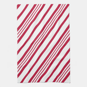 Candy Cane Weihnachtsstreifen Geschirrtuch