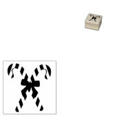 Candy Cane Weihnachtszeit-Briefmarke Gummistempel (Stempel)
