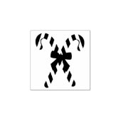 Candy Cane Weihnachtszeit-Briefmarke Gummistempel (Prägung)