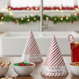 Candy Cane Weihnachtszeitpapier Party Hat Partyhütchen