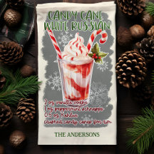 Candy Cane White Russian Weihnachtscocktail-Rezept