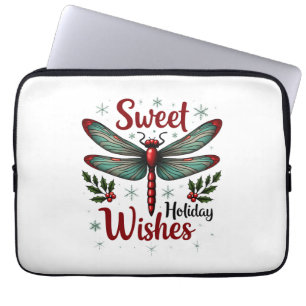 Candy Cane Wings Dragonfly Laptopschutzhülle