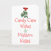 Candy Cane Wish & Mistletoe Kisses Weihnachten (Vorderseite)