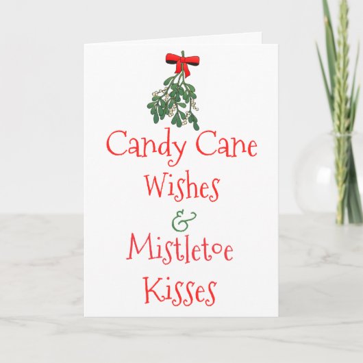 Candy Cane Wish & Mistletoe Kisses Weihnachten (Vorderseite)