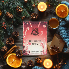 Candy Cane Wonderland mit Kundenzufriedenheit Einladung