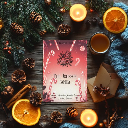 Candy Cane Wonderland mit Kundenzufriedenheit Einladung