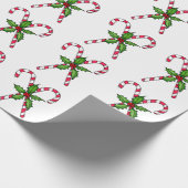 Candy Cane Wrapping Paper Geschenkpapier (Ecke)