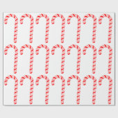 Candy Cane Wrapping Paper Geschenkpapier (Flach)