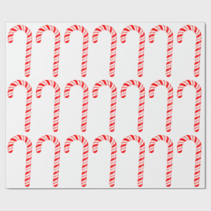 Candy Cane Wrapping Paper Geschenkpapier