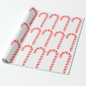 Candy Cane Wrapping Paper Geschenkpapier (Ungerollt)