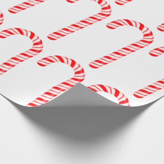Candy Cane Wrapping Paper Geschenkpapier (Ecke)