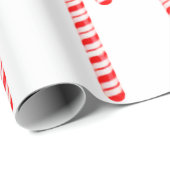 Candy Cane Wrapping Paper Geschenkpapier (Rolleneckpunkt)