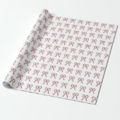 Candy Cane Wrapping Paper Geschenkpapier (Ungerollt)