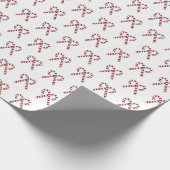 Candy Cane Wrapping Paper Geschenkpapier (Ecke)