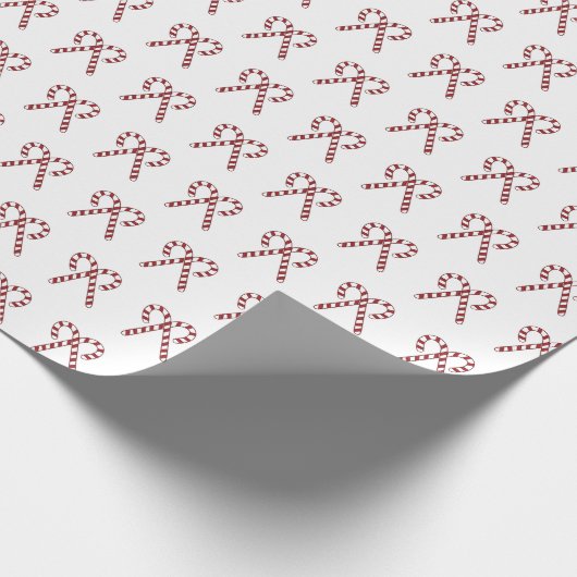 Candy Cane Wrapping Paper Geschenkpapier (Ecke)