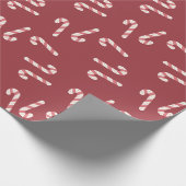 Candy Cane Wrapping Paper Geschenkpapier (Ecke)